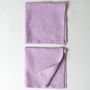 Linge de table textile - Serviettes roses (lot de 2) - OURY HOME