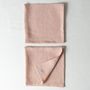 Table linen - Pastel Pink Napkins (Set of 2) - OURY HOME