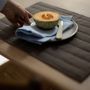 Table linen - Blue & Brown Linen Placemat - OURY HOME