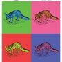 Poster - Poster: FENNEC zoological chart POP version - THE VINTAGE FACTORY - AFFICHES EXCLUSIVES MADE IN MOROCCO