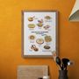 Poster - Poster: the savory culinary specialties of Morocco - THE VINTAGE FACTORY - AFFICHES EXCLUSIVES MADE IN MOROCCO