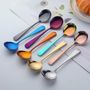 Tea and coffee accessories - Round Spoon Unicolor - Dessert, Tea, Coffee or Breakfast - 5 colors - SOSTRAW & SMARTTHINGS