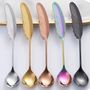Accessoires thé et café - Cuillère "Plume" - Thé, Café, Dessert - 4 couleurs - SOSTRAW & SMARTTHINGS