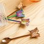 Tea and coffee accessories - Butterfly spoon - Tea, coffee and dessert - 4 colors available - SOSTRAW & SMARTTHINGS