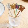 Tea and coffee accessories - Butterfly spoon - Tea, coffee and dessert - 4 colors available - SOSTRAW & SMARTTHINGS