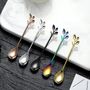 Tea and coffee accessories - Leaf Spoon - Tea, Coffee, Dessert, Appetizer - 4 colors - SOSTRAW & SMARTTHINGS