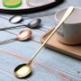 Tea and coffee accessories - Long round spoon - Coffee, Tea, Ice Cream or Dessert - 4 colors - SOSTRAW & SMARTTHINGS