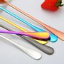 Tea and coffee accessories - Long round spoon - Coffee, Tea, Ice Cream or Dessert - 4 colors - SOSTRAW & SMARTTHINGS