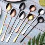 Tea and coffee accessories - Long round spoon - Coffee, Tea, Ice Cream or Dessert - 4 colors - SOSTRAW & SMARTTHINGS