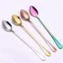 Tea and coffee accessories - Long pointed spoon - Coffee, Tea, Ice Cream or Dessert - 4 colors - SOSTRAW & SMARTTHINGS