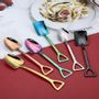 Tea and coffee accessories - Shovel spoon - pointed - Tea, Coffee, Dessert - 4 colors - SOSTRAW & SMARTTHINGS