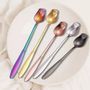 Tea and coffee accessories - Flower Spoon - Tea, Coffee, Dessert - 4 colors - SOSTRAW & SMARTTHINGS