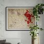 Poster - Poster of an old map of Morocco - 1683 - THE VINTAGE FACTORY - AFFICHES EXCLUSIVES MADE IN MOROCCO