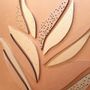 Sculptures, statuettes and miniatures - Textured wooden wall decoration - POUSSES OF LIFE - copper - LUMBRA BY PELLAS