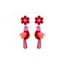 Gifts - Red Bird Earrings - ISUWA