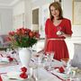 Table cloths - Tablecloth Red Stripes - ROSEBERRY HOME