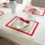 Linge de table textile - Sets de table Red Stripes - ROSEBERRY HOME