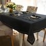 Table cloths - Tablecloth Royal Black Goldenline - ROSEBERRY HOME