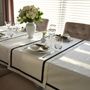 Linge de table textile - Sets de table Black Stripes - ROSEBERRY HOME