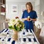 Nappes - Nappe de table Dandy Navy Blue - ROSEBERRY HOME