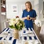 Nappes - Nappe de table Dandy Navy Blue - ROSEBERRY HOME
