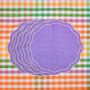 Table cloths - Tablecloth Rainbow Gingham - ROSEBERRY HOME