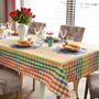 Table linen - Tablecloth Rainbow Gingham - ROSEBERRY HOME