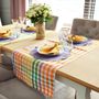 Table linen - Tablecloth Rainbow Gingham - ROSEBERRY HOME