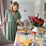 Table cloths - Runner Rainbow Gingham 50x150 - ROSEBERRY HOME
