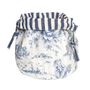 Kitchen linens - Bread bag Toile de Jouy Blue & Stripes - ROSEBERRY HOME