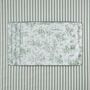 Kitchen linens - Bread bag Toile de Jouy Green & Stripes - ROSEBERRY HOME