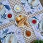 Nappes - Nappe de table Beige Gingham - 130 cm x 200 cm - ROSEBERRY HOME