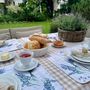 Nappes - Nappe de table Beige Gingham - 130 cm x 200 cm - ROSEBERRY HOME
