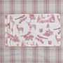 Table linen - Placemats Toile de Jouy Red Forest 6 pieces - ROSEBERRY HOME