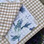 Table cloths - Tablecloth Beige Gingham - 130 cm x 300 cm - ROSEBERRY HOME