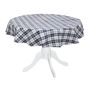 Table cloths - Tablecloth Blue Plaid - 130 cm x 250 cm - - ROSEBERRY HOME