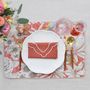 Placemats - Placemats Topaz & Mirha 6 pieces - ROSEBERRY HOME