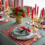 Table cloths - Tablecloth Red Tartan rounded 140 - ROSEBERRY HOME