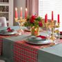 Table cloths - Tablecloth Red Tartan rounded 140 - ROSEBERRY HOME