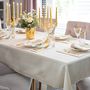 Table cloths - Tablecloth Shiny Goldenline 140x200 - ROSEBERRY HOME