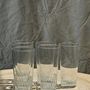 Glass - 6 large glass orangeade glasses - OFFICE OBJETS