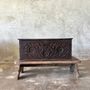 Caskets and boxes - Old small Indonesian carved wooden chest - OFFICE OBJETS