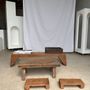 Benches - Minimalist design Asian bench L:105 H:26 - OFFICE OBJETS