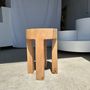 Stools - Monoxyl quadripod side table in natural mango wood - OFFICE OBJETS