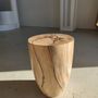 Tabourets - Bout de canapé, tabouret ou table d'appoint en tamarin massif (monoxyle) - OFFICE OBJETS