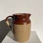 Carafes - Two-tone Pearsons of Chesterfield stoneware jug Made in England H: 17cm - OFFICE OBJETS
