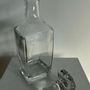 Carafes - Carafe à whisky en verre vintage de base rectangulaire H:26cm - OFFICE OBJETS