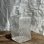 Carafes - Carafe à whisky frise pointes de diamant H23 - OFFICE OBJETS