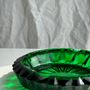 Installation accessories - Green glass ashtray D15 - OFFICE OBJETS