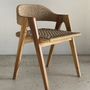 Chaises - Chaise à dossier enveloppant et piètement compas (intérieur ou extérieur) - OFFICE OBJETS